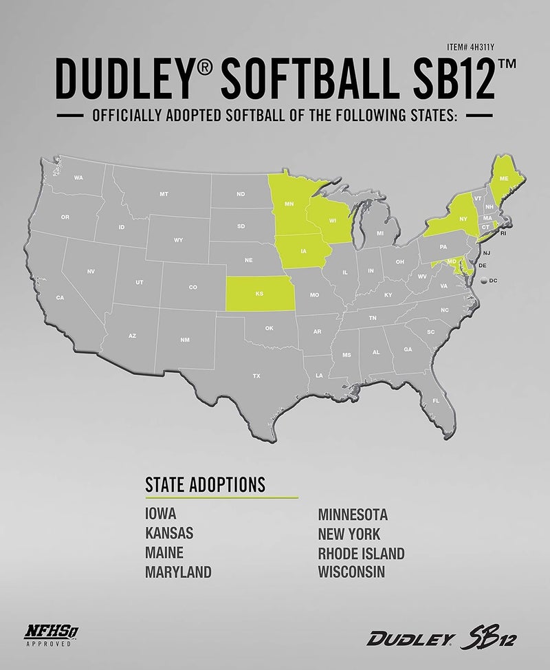 Dudley | Fastpitch Softballs | Official USAB, USSSA, & NFHS | Multiple 12 Count Options - Image 2